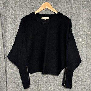 Philosophy Black Dolman Sleeve Sweater Size M